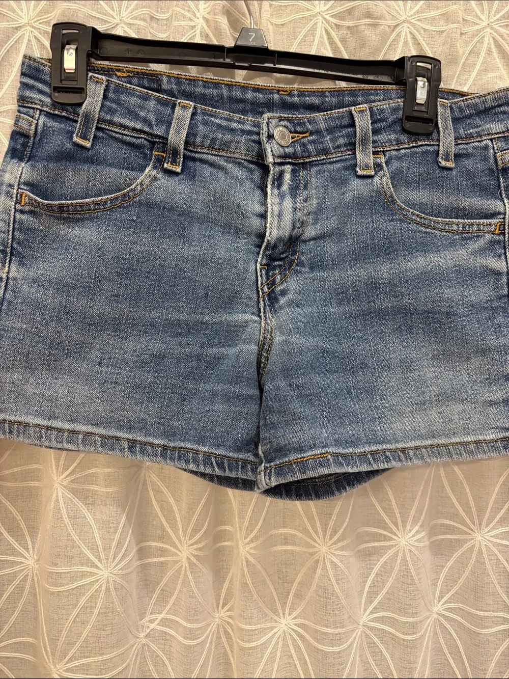 Levi's Women's Light Blue Denim Shorts